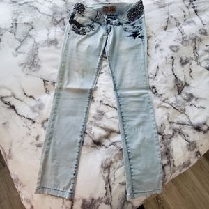 Light blue wash jeans